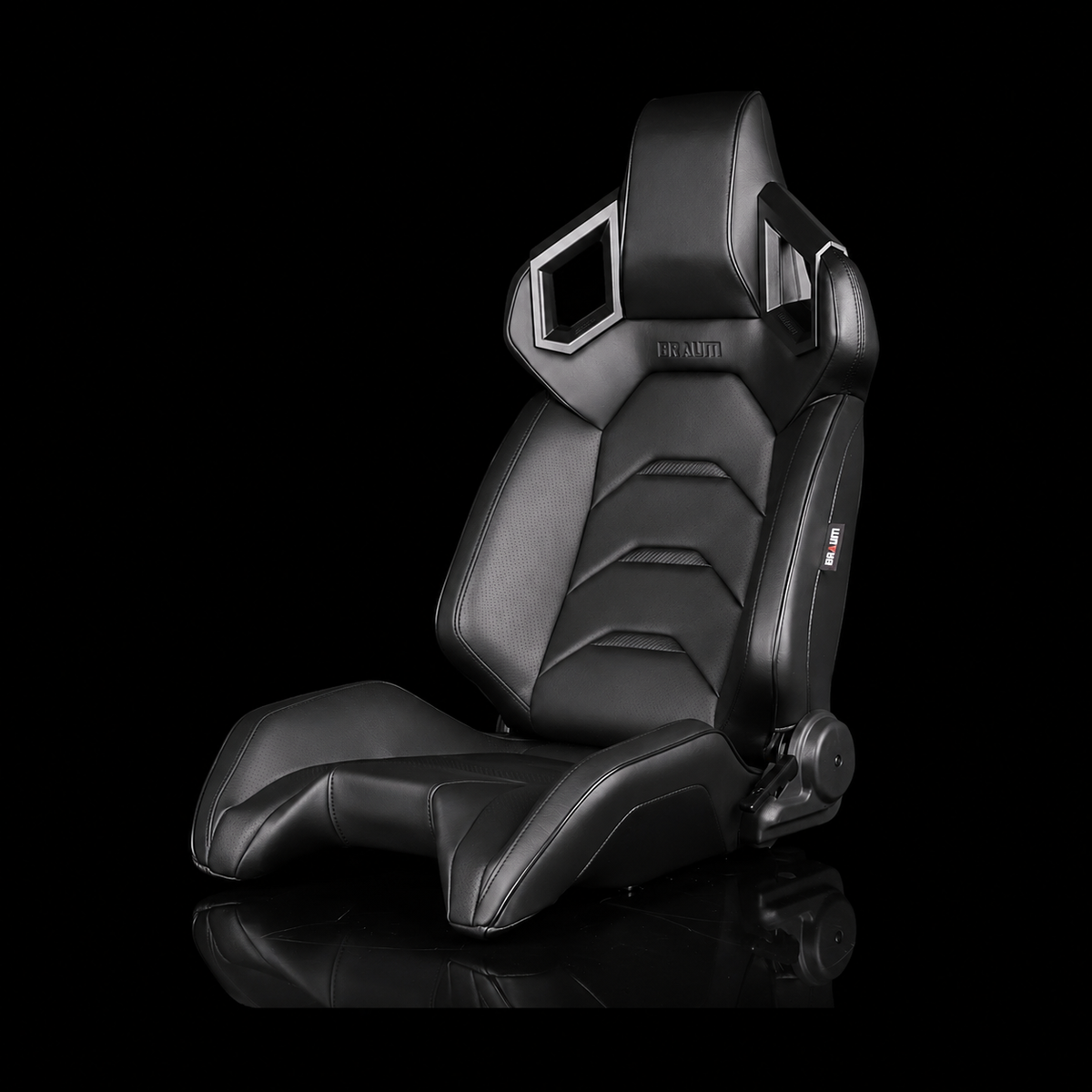 Braum BRR5-BKBK — Black Leatherette | Carbon Inserts