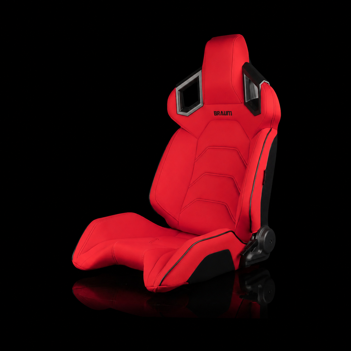 Braum BRR5-RFBS — Red Cloth | Black Stitching
