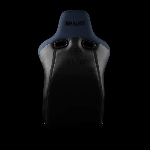 VENOM-R Fixed Back Bucket Seat - Navy Blue Cloth