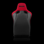VENOM-R Fixed Back Bucket Seat - Red Cloth