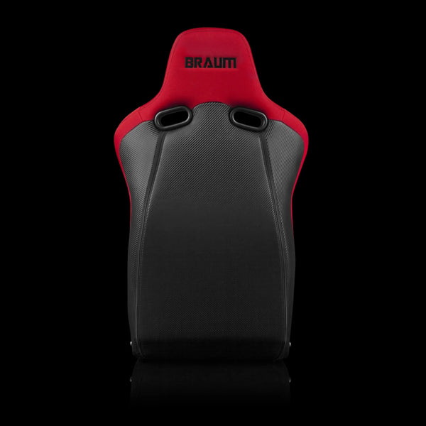 VENOM-R Fixed Back Bucket Seat - Red Cloth