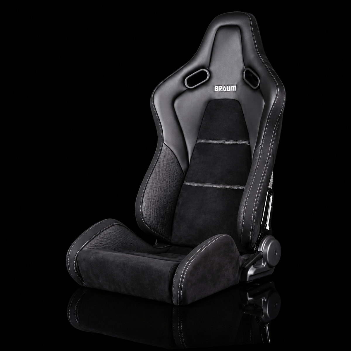 Braum BRR9R-BSCK — Black Leatherette | Alcantara Inserts | Carbon Kevlar Composite - [Pre-Order] ETA Ships 10.25.26
