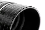 HPS 4" ID, 6.5" Long, Ultra High Temp 4-ply Reinforced Silicone CAC Coupler Hose Hot Side, Black