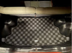 Phase 2 Motortrend (P2M) Checkered Carpet Race Trunk Mat - Honda Civic EF Hatchback (1988-1991)