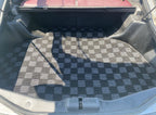 Phase 2 Motortrend (P2M) Checkered Carpet Race Trunk Mat - Dodge Stealth (1990-1995)
