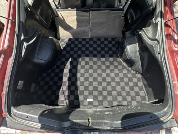 Phase 2 Motortrend (P2M) Checkered Carpet Race Trunk Mat - Acura Integra DC2 (1994-2001)