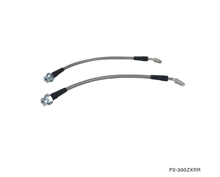 P2M Braided Stainless F&R Z32 Conversion Brake Lines - Nissan 240SX (1989-1998) - P2-300ZXSM & P2-300ZXRR