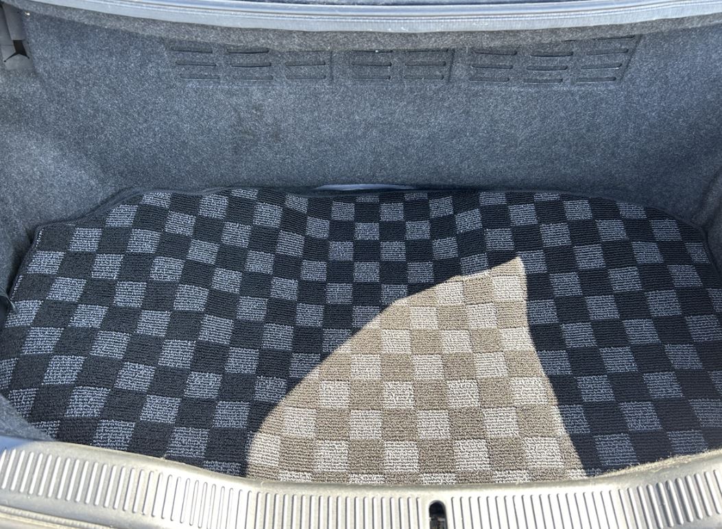 Phase 2 Motortrend (P2M) Checkered Carpet Race Trunk Mat - Lexus SC300 SC400 [Z30] (1991-2000)