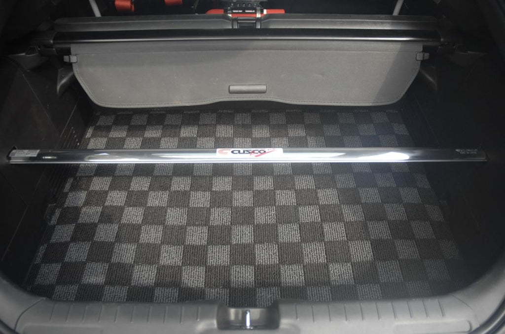 Phase 2 Motortrend (P2M) Checkered Carpet Race Trunk Mat - Honda CR-Z ZF1/ZF2 (2010-2016)