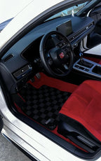 Phase 2 Motortrend (P2M) Checkered Carpet Race Floor Mats - Honda Civic Type-R FL5 (2023+)