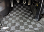 Phase 2 Motortrend (P2M) Checkered Flag Carpet Floor Mats Front - Toyota MR2 Spyder MRS SW30 (2000-2005)