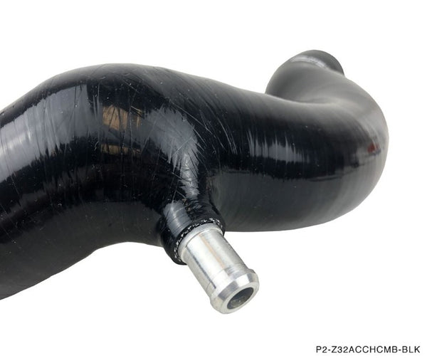 Phase 2 Motortrend (P2M) Silicone Accordion Turbo Hose Kit - Black - Nissan Z32 300zx VG30DETT (1990-1996)