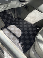 Phase 2 Motortrend (P2M) Checkered Carpet Race Floor Mats - Lexus LS400 UCF20 (1995-2000)