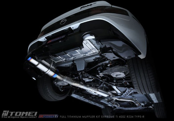 TOMEI EXPREME TI TITANIUM TYPE R SINGLE EXIT EXHAUST SYSTEM - NISSAN RZ34 400Z (2023+)