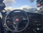 MOMO Montecarlo Steering Wheel - 350MM - Black Leather / Red Stitching