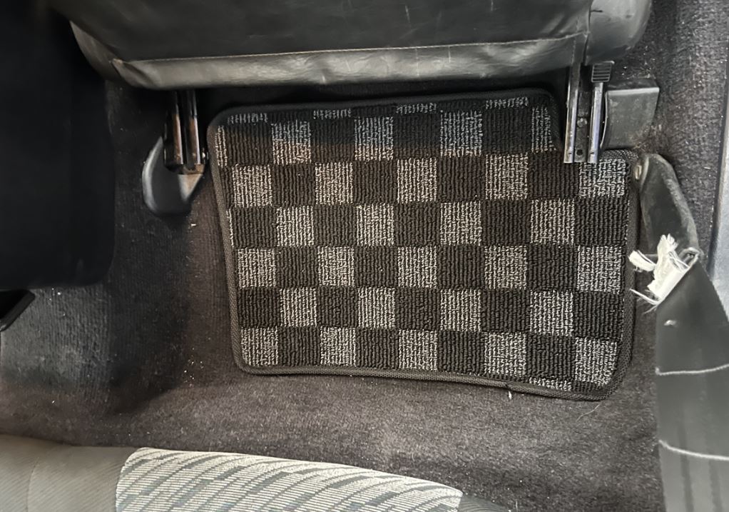 Phase 2 Motortrend (P2M) Checkered Carpet Race Floor Mats Front & Rear - Toyota Celica ST204 (1994-1999)