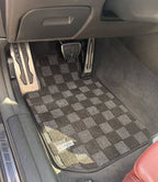 Phase 2 Motortrend (P2M) Checkered Carpet Race Floor Mats - BMW 4-SERIES Coupe G22/G82 (2020-2025)
