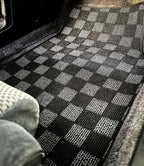 Phase 2 Motortrend (P2M) Checkered Front Floor Mats - Honda Civic / CRX (1984-1987)
