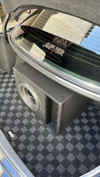 Phase 2 Motortrend (P2M) Checkered Carpet Race Trunk Mat - Lexus LS400 UCF20 (1995-2000)
