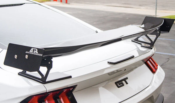 APR Performance GTC-200 Carbon Wing Spoiler w/ Cover - Ford Mustang S650 (2024+)