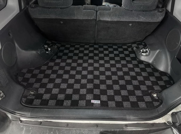 Phase 2 Motortrend (P2M) Checkered Carpet Race Trunk Mat - Honda CR-V RD1 RD2 (1995-2001)