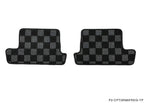 Phase 2 Motortrend (P2M) Front & Rear Checkered Race Carpet Floor Mats - Subaru BRZ (2022+)