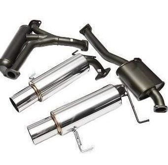 S2000 Honda 00-09 AP1 AP2 CR Exhaust Single Muffler Catback Dual Tip S2000 Honda 00-09 AP1 AP2 CR Exhaust Single Muffler Catback Dual Tip