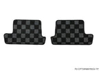 Phase 2 Motortrend (P2M) Front & Rear Checkered Race Carpet Floor Mats - Toyota GR86 (2022+)