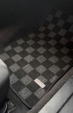 Phase 2 Motortrend (P2M) Checkered Carpet Race Floor Mats Front & Rear - Toyota Celica ST204 (1994-1999)