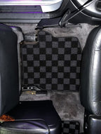 Phase 2 Motortrend (P2M) Checkered Carpet Race Floor Mats - Acura CL Coupe [YA4] (2000-2003)