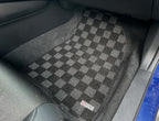 Phase 2 Motortrend (P2M) Checkered Carpet Race Floor Mats - Honda Accord 10th Gen (2018-2022)
