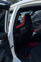 Phase 2 Motortrend (P2M) Checkered Carpet Race Floor Mats - Honda Civic Type-R FL5 (2023+)