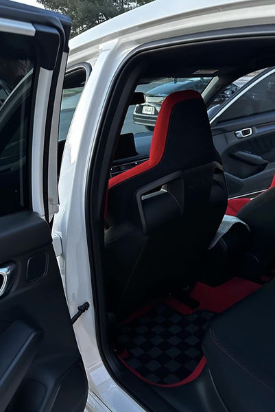 Phase 2 Motortrend (P2M) Checkered Carpet Race Floor Mats - Honda Civic Type-R FL5 (2023+)