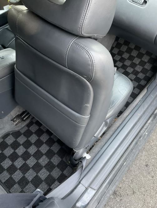 Phase 2 Motortrend (P2M) Checkered Carpet Race Floor Mats - Honda Accord Coupe (1998-2002)
