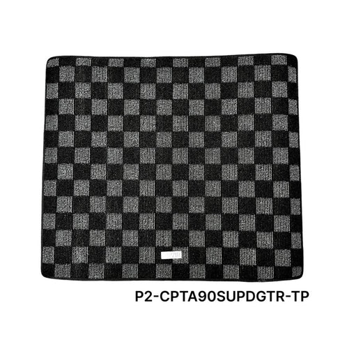 Phase 2 Motortrend (P2M) Checkered Carpet Trunk Mat - Toyota Supra A90 (2019+)