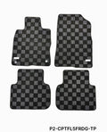 Phase 2 Motortrend (P2M) Checkered Carpet Race Floor Mats - Honda Civic Type-R FL5 (2023+)