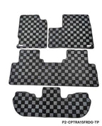 Phase 2 Motortrend (P2M) Checkered Carpet Race Floor Mats - Honda Odyssey RA1-RA5 (1995-1998)