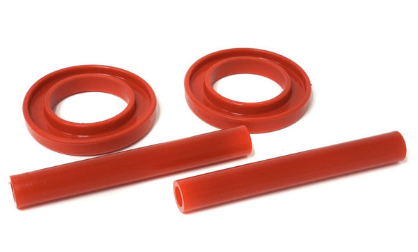 Energy Suspension Front Coil Spring Isolator Set - Red - Ford Mustang (1983-2004)