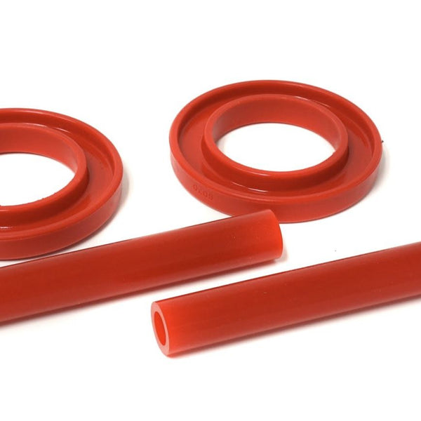 Energy Suspension Front Coil Spring Isolator Set - Red - Ford Mustang (1983-2004)