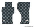 Phase 2 Motortrend (P2M) Checkered Flag Carpet Floor Mats - Fiat 124