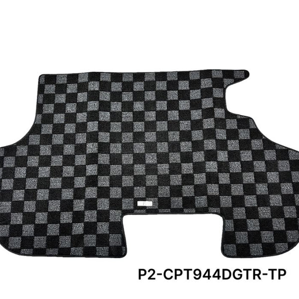Phase 2 Motortrend (P2M) Checkered Carpet Race Trunk Mat - Porsche 944 Coupe (1982-1991)
