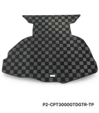 Phase 2 Motortrend (P2M) Checkered Carpet Race Trunk Mat - Dodge Stealth (1990-1995)
