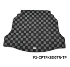 Phase 2 Motortrend (P2M) Checkered Carpet Race Trunk Mat - Honda Civic Hatchback FK (2017-2021)