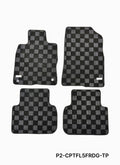 Phase 2 Motortrend (P2M) Checkered Carpet Race Floor Mats - Acura Integra DE5 (2023+)