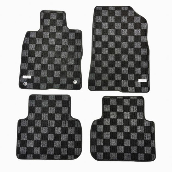Phase 2 Motortrend (P2M) Checkered Carpet Race Floor Mats - Acura Integra DE5 (2023+)