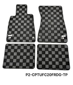 Phase 2 Motortrend (P2M) Checkered Carpet Race Floor Mats - Lexus LS400 UCF20 (1995-2000)