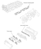 Tomei Intake and Exhaust Manifold Gasket Kit - Nissan Skyline GT-R RB26DETT