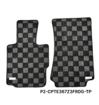 Phase 2 Motortrend (P2M) Checkered Front Floor Mats - BMW Z3 Coupe & Roadster (1996-2002)