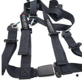 Circuit Hero 4 Point Static Racing Harness 2" Belt - Black - Universal