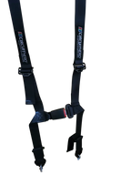 Circuit Hero 4 Point Static Racing Harness 2" Belt - Black - Universal